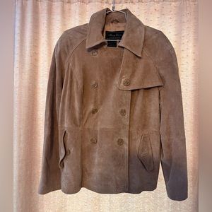 Terry Lewis, Tan Suede, Double Breasted jacket